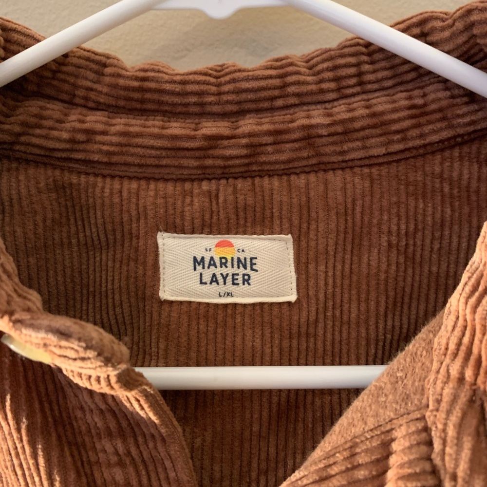 Corduroy button down size L/XL